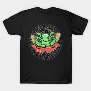 Kawaii Octopus Drummer T-Shirt